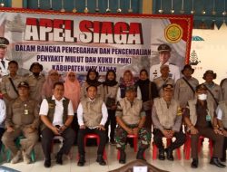 Cegah PMK Pada Ternak, Dinas TPHP Way Kanan Gelar Apel Siaga