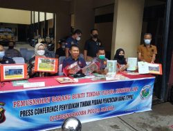 Polda Kalbar Ungkap dan Sita Barang Bukti TPPU Kasus Narkotika Jenis Sabu