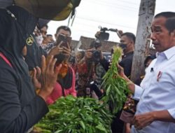 Cek Harga Bahan Pokok, Presiden Jokowi Kunjungi Pasar Tradisional di Serang