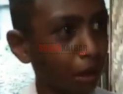 Sambut Jokowi, Anak SD Ini Curhat Tak Sengaja Kena Tabok Polisi Sampai Menangis