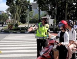 Pelanggaran Lalin di Pontianak didominasi  Pengendara tidak  Pakai Helm
