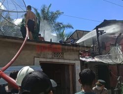 Tiga Rumah Terbakar di Sungai Batu Sanggau, Diduga Akibat Korsleting Listrik