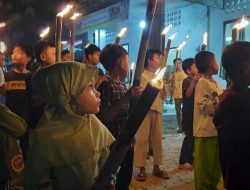 Sambut Idul Adha, Warga Perumahan Abi Singgalang Gelar Pawai Obor