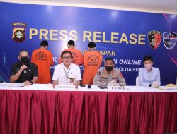 Subdit V Siber Ditreskrimsus Polda Sumsel Berhasil Ungkap Kasus Sindikat Penipuan Online