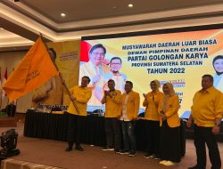 Terpilih Aklamasi, Bobby Adhityo Rizaldi Gantikan Posisi Dodi Reza Alex Sebagai Ketua DPD Partai Golkar Sumsel
