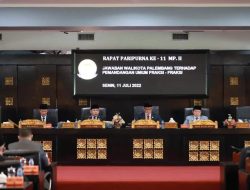 Paripurna DPRD Kota Palembang, Dengarkan Jawaban Walikota terhadap Pandangan Umum Fraksi
