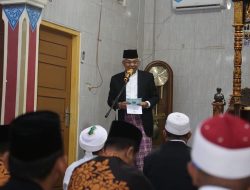 Shalat Idul Adha di Masjid Baiturrahman, Wagub Mawardi Yahya Ajak Warga Sumsel Teladani Keikhlasan Nabi Ibrahim