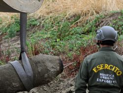 Italia Temukan Bom Bekas Perang Dunia II di Sungai yang Mengering