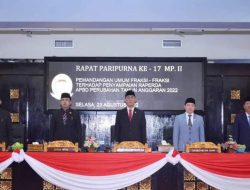 Fraksi DPRD Kota Palembang Sampaikan Pandangan Atas Raperda APBD Tahun 2022