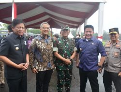 Herman Deru Dampingi Panglima TNI Jendral  Andika Perkasa Buka Latgabma  dari 13 Negara