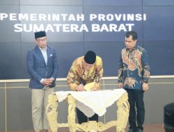 Pemprov Sumbar dan Jabar Teken MOU Kerjasama