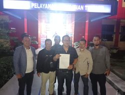 Askolani Resmi Melaporkan Balik NY Ke Polda Sumsel