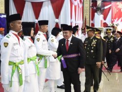 Herman Deru  Kukuhkan Paskibraka Provinsi, Optimis Upacara Akan Berjalan Baik