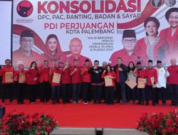 Menuju Kemenangan Pemilu 2024, DPC PDI Perjuangan Kota Palembang Gelar Konsolidasi