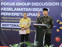 Minimalisir Kecelakaan Perlintasan Sebidang Kereta Api, Gubernur Sumbar: Optimalkan Jalan Inspeksi