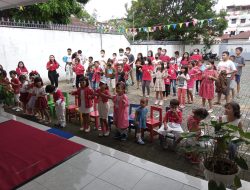 Meriahkan HUT RI Ke-77, Anak Sekolah Minggu GKPI Jemaat Khusus Sentosa