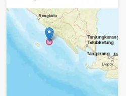 Gempa Magnitudo 6.5 Lepas Pantai Kaur Bengkulu
