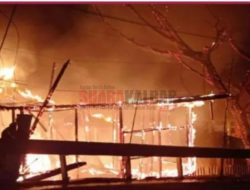 Kantor KPU Tana Tidung Kalimantan Utara Terbakar