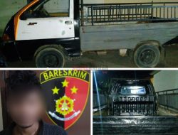 Polsek Jongkat Mempawah Bekuk Pelaku Pencurian Mobil Pikap