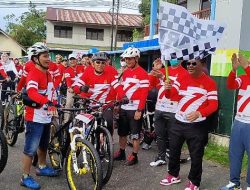 Sukses Fun Bike Merah Putih Bareng Adhyaksa Kejari Sanggau