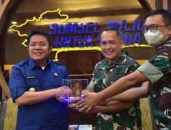 Herman Deru dan Danlanud SMH Satukan Persepsi untuk Majukan Sumsel