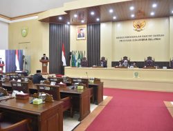 DPRD Sumsel Sampaikan Pandangan Umum Fraksi Terkait Pembahasan Raperda Perubahan APBD TA 2022 