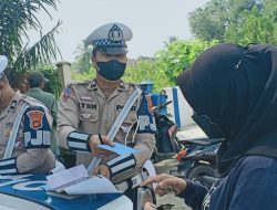 Tingkatkan Kesadaran Bayar Pajak Kendaraan, Samsat Palembang 2 Gelar Razia Gabungan