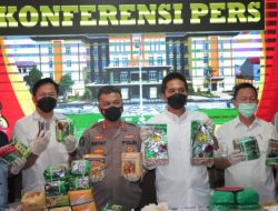16.035 Gram Paket Sabu Dari Sumut Diamankan Ditresnarkoba Polda Lampung