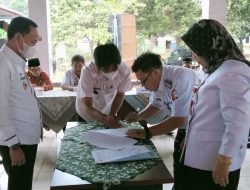 Camat Abung Tinggi di Sertijab, Ini Pesan Bupati