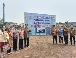 Pemancangan Pertama Pabrik Alat-Alat Kesehatan, PT. Sonnen Utama Nasional Produksi Alat Elekromedik Berteknologi Tinggi 