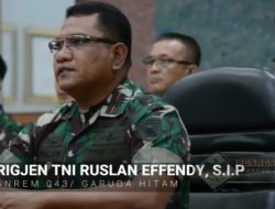 Danrem 043/Gatam Kecam Pernyataan Effendi Simbolon Soal ‘Gerombolan’