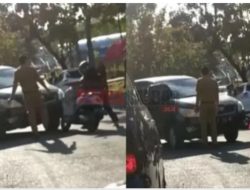Viral Oknum PNS Tendang Sepeda Motor Seorang Wanita Diminta Copot Jabatan