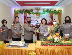 Polres Sanggau Syukuran Rayakan Hari jadi Polwan ke-74