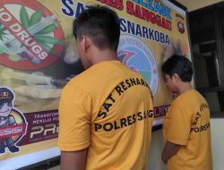 Ibu dan Anak Pelaku Narkoba Ditangkap Polres Sanggau