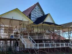Pemkab Ketapang Bangun Mimbar Utama untuk MTQ ke 30 Tingkat Provinsi Kalbar