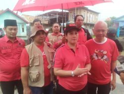 DPC PDI Perjuangan Bersama Baguna Kota Palembang Adakan Pemberian Layanan Kesehatan Gratis Bagi Warga Terdampak Banjir