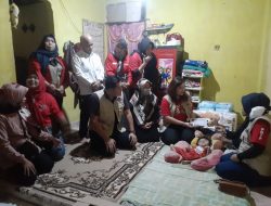 Tali Kasih DPC PDI Perjuangan Bersama Baguna Kota Palembang terhadap Penderita Hidrosefalus