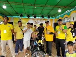 Begini Perasaan Bustami, Peraih Hadiah Satu Unit Motor di Jalan Sehat HUT ke-58 Golkar di Sekadau