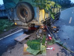 Tabrak Belakang Truck di Jalan Trans Kalimantan, AG Meninggal di TKP
