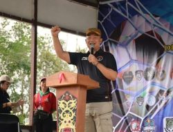 Sekda Ketapang Buka Open Turnamen Depara Cup Seri II Tahun 2022 Desa Pengatapan Raya