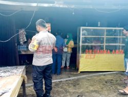 Teledor Menyalin Pertalite, Tiga Kanopi Kios di Arang Limbung Disambar Api