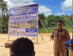 Pembangunan Gedung Cristian Center Sekadau Dimulai