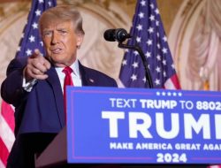 Untuk Ketiga Kalinya, Trump Calonkan Diri Jadi Capres AS