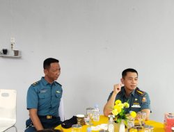Danlanal Palembang Sampaikan Kronologis Lakalantas dengan Rekan Media
