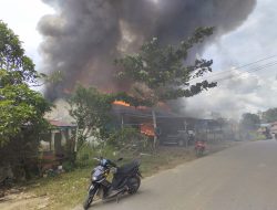 Ini Kronologis Kebakaran di Bangunan Ruko Mini dan TK Insan Cita di Sekadau