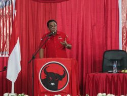 Samakan Persepsi dan Strategi, Sigit Resmi Buka Rakercab  III DPC PDI Perjuangan di Kabupaten Seruyan