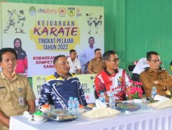 Asisten I Pemda Ketapang Hadiri Laga Final Kejuaraan Karate Tingkat Pelajar