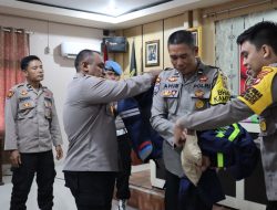 Perlengkapan Bhabinkamtibmas Polres Landak Didistribusikan