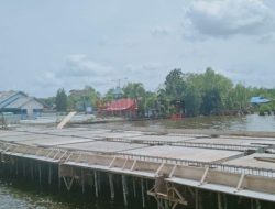 Pembangunan Dermaga Kapal Ferry Teluk Batang di Kayong Utara Memasuki Tahap Dua
