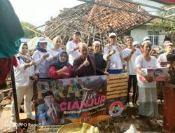 Tim Ketua DPRD Kabupaten Bekasi, BN Holil Berikan Bantuan Korban Gempa Cianjur